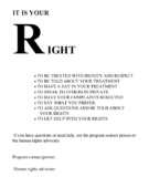 Virginia Human Rights Flyer (in braille)